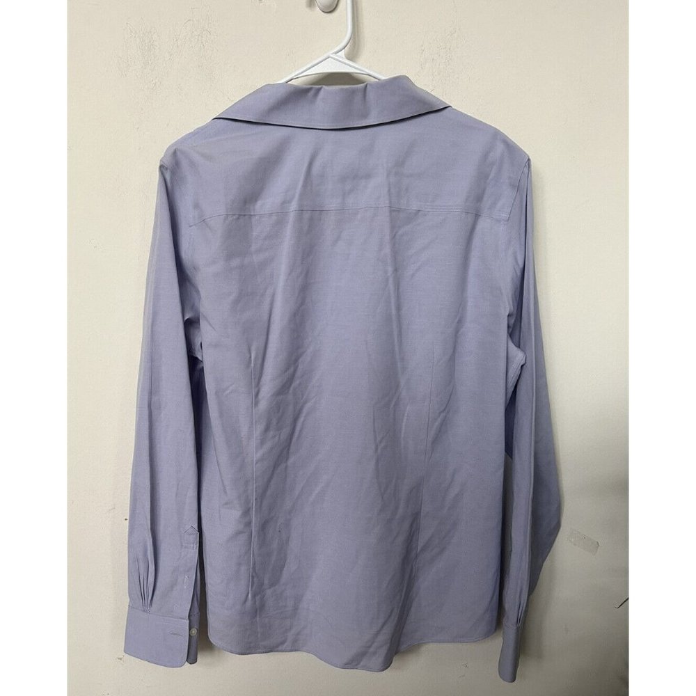 Brooks Brothers 2pc‎ Lot Pink Purple Non Iron Fitted Long Sleeve Shirt Sz 16 - Picture 4 of 7
